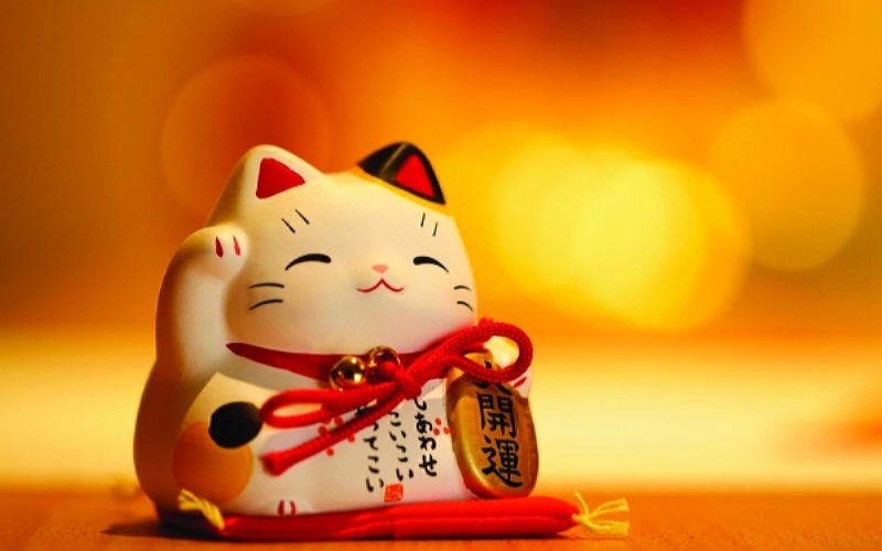 Quà mèo thần tài Nhật Bản Maneki Neko.