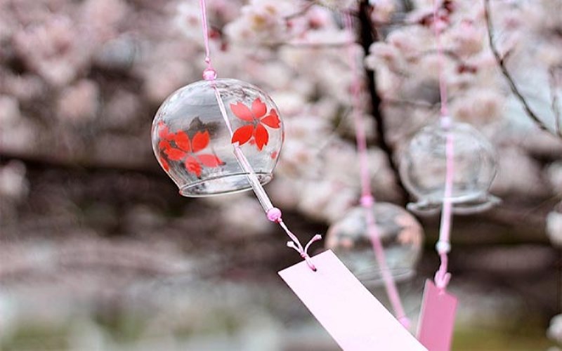 Chuông gió Furin mang nhiều ý nghĩa.